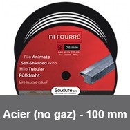 Bobina de fio tubular (sem gás) diâmetro 100 mm para soldadura de AÇO