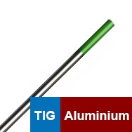 Elétrodo de Tungsténio para soldadura TIG de alumínio