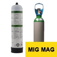 Botija de gás de soldadura MIG MAG